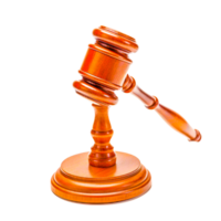 Gavel 3d icon illustration png