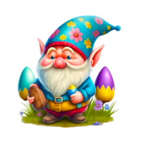 summer gnome illustration png