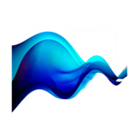 ai generativo abstrato borrado azul fluxo fundo png