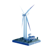 ai generativ Wind Leistung Illustration png