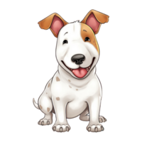 toro terrier clipart, ai generado png