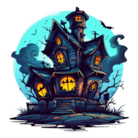 halloween illustratie concept element, ai gegenereerd png