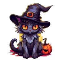 Halloween Illustration Konzept Element, ai generiert png