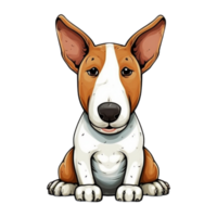 tjur terrier ClipArt, ai genererad png