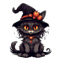 halloween illustratie concept element, ai gegenereerd png