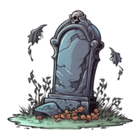 halloween illustratie concept element, ai gegenereerd png