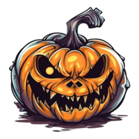 halloween illustratie concept element, ai gegenereerd png