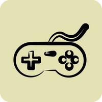 Icon Video Game. suitable for education symbol. hand drawn style. simple design editable. design template vector