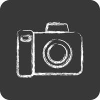 Icon Photography. suitable for education symbol. chalk Style. simple design editable. design template vector