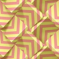 Light seamless geometric pattern with repeating strips pastels colors. Vector template for wallpapers, textile, fabric, wrapping paper, backgrounds. Abstract Realistic 3d texture