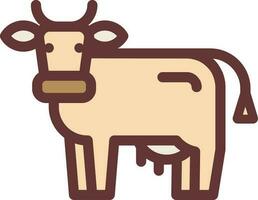 la vaca ilustración diseño vector