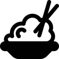 arroz comida Cocinando ilustración vector