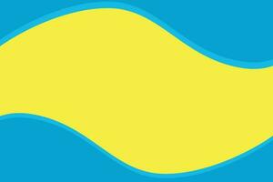 yellow and blue, abstract wave background suitable for landing page and desktop computer wallpaper. vector