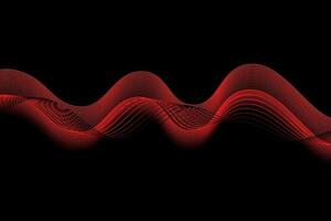 red and black wave abstract background, suitable for landing page and computer desktop background. 3d vector