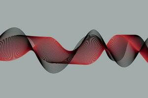 red and black wave abstract background, suitable for landing page and computer desktop background. 3d vector