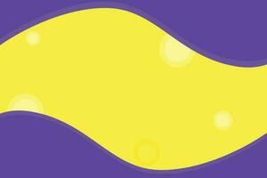 yellow and purlpe, abstract wave background suitable for landing page and desktop computer wallpaper. vector