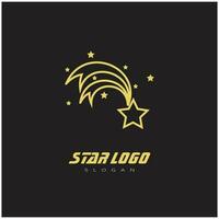 estrella logo ilustración vector y símbolo diseño
