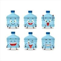 Cartoon character of gallon with smile expression vector