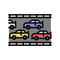 competition car race vehicle color icon vector illustration