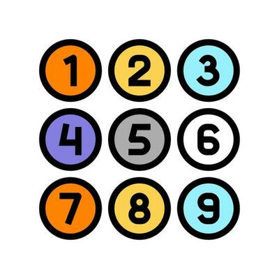 Number Icons Vector Art, Icons, and Graphics for Free Download