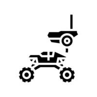 remote controlled toy child game play glyph icon vector illustration