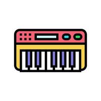 musical instrument toy child baby kid color icon vector illustration