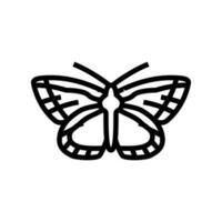 chalk hill blue spring line icon vector illustration