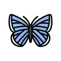 spring azure insect color icon vector illustration