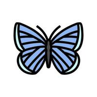 spring azure insect color icon vector illustration