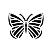 spring azure insect glyph icon vector illustration