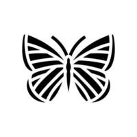 spring azure insect glyph icon vector illustration