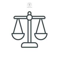 scale icon symbol template for graphic and web design collection logo vector illustration