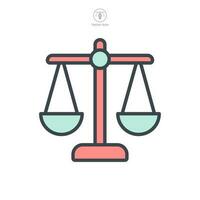 scale icon symbol template for graphic and web design collection logo vector illustration