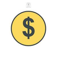 dollar sign icon symbol template for graphic and web design collection logo vector illustration