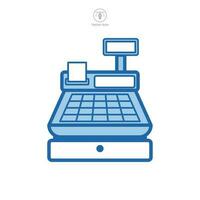 cash register icon symbol template for graphic and web design collection logo vector illustration