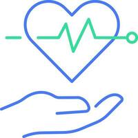 Healthcare heart vector icon