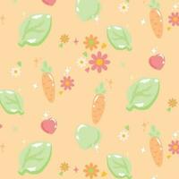 Cute hand drawn pattern. Vector background.