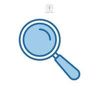 magnifying glass icon symbol template for graphic and web design collection logo vector illustration