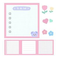 paper notebook design, Blank sheet, piece of paper and notebook page vector