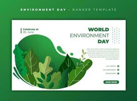 Go green with leaves design in white background for environment template design vector