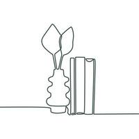 book line art drawing vector