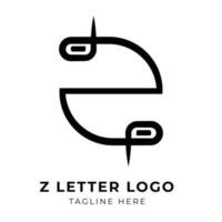 diseño de logotipo de letra del alfabeto vector