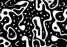 un blanco sin costura modelo con líneas en negro, en el estilo de orgánico formas y curvo líneas, ondulado líneas y orgánico formas, vaquero Dubuffet, limpiar minimalista líneas, brillantemente de colores vector