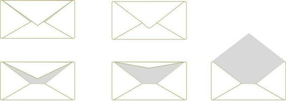 Envelopes Open and Closed vector