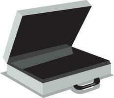 Open and Empty Briefcase vector