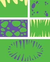 Dino Themed Textures and Swatches vector