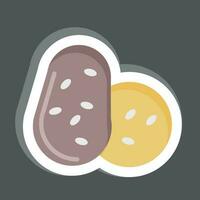 Icon Potato. related to American Indigenous symbol. simple design editable vector