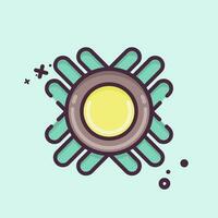 Icon Symbol. related to American Indigenous symbol. MBE style. simple design editable vector