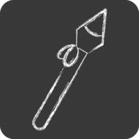 Icon Spear. related to American Indigenous symbol. chalk Style. simple design editable vector