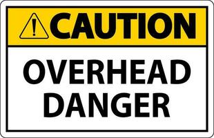 Symbol Caution Sign Overhead Danger vector